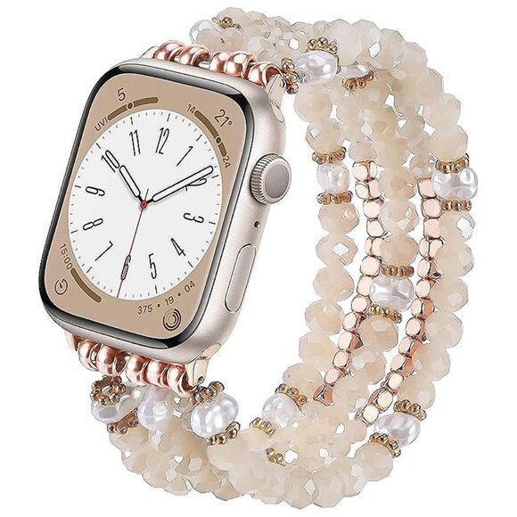 Bracelet Compatible with Apple Watch Band 38mm 40mm 41mm Women, Starlight - Picture 1 of 6